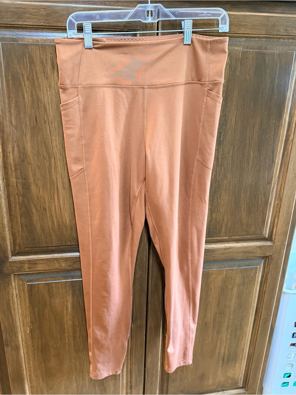 VSX Brown High-Rise Full Length Performance Leggings